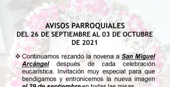 Avisos parroquiales